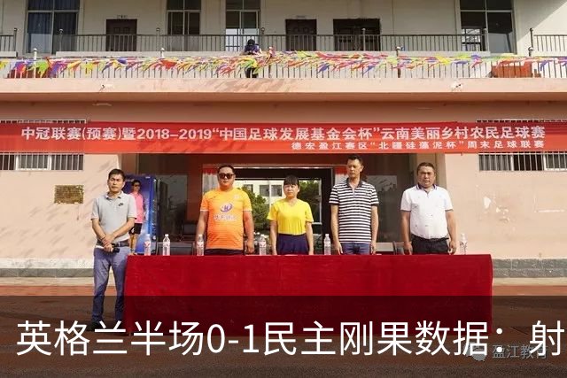 英格兰半场0-1民主刚果数据：射门8-3 射正4-1 预期进球1.31-0.69